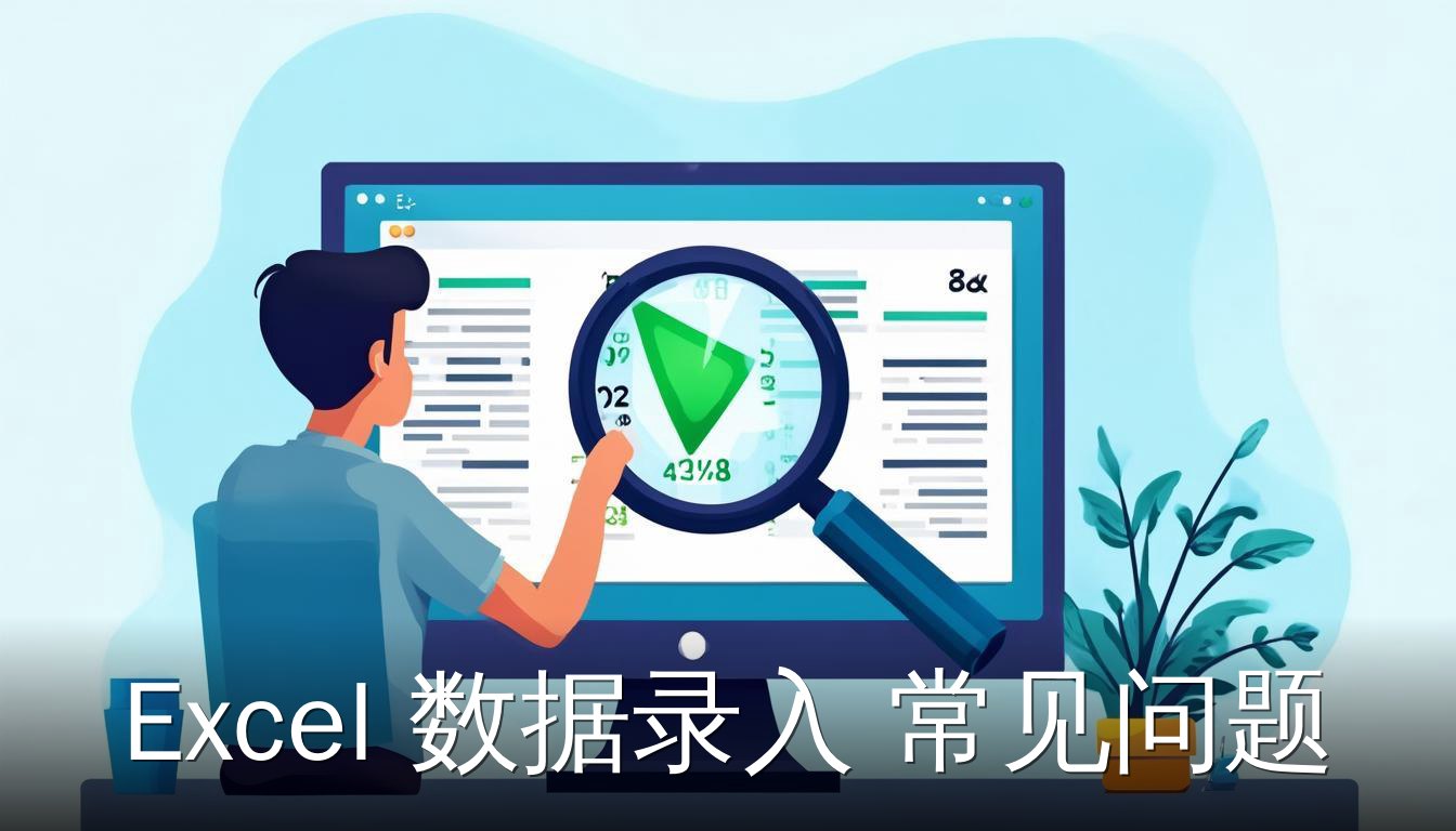 Excel数据录入常见问题，用户检查表格中数字存为文本的绿色三角标记